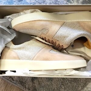 Aurelien Men's Bayside Sneaker Beige Size 40